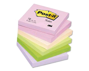 Piezmju lmlapias, 76*76mm, FLORAL, neona, asorti, Post-it